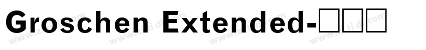 Groschen Extended字体转换